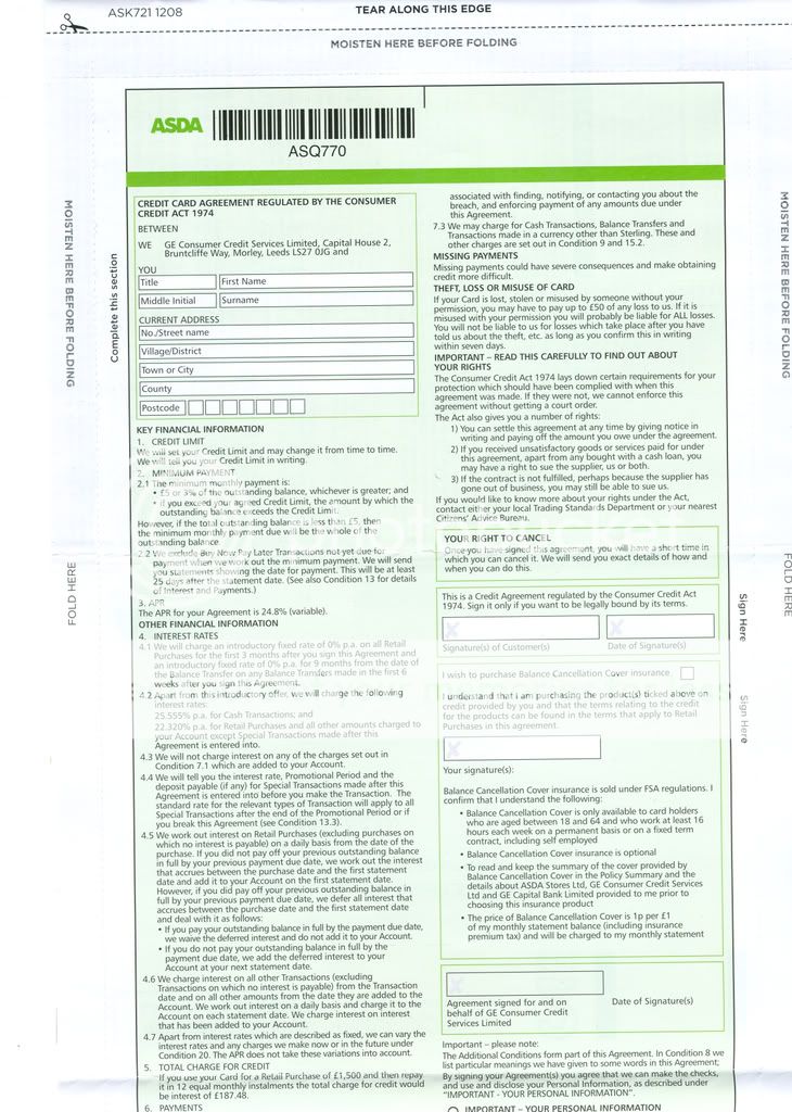 asda job application form pdf