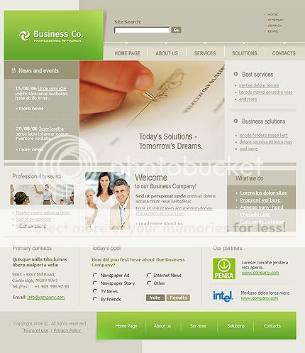 Free Web Template   Company 4